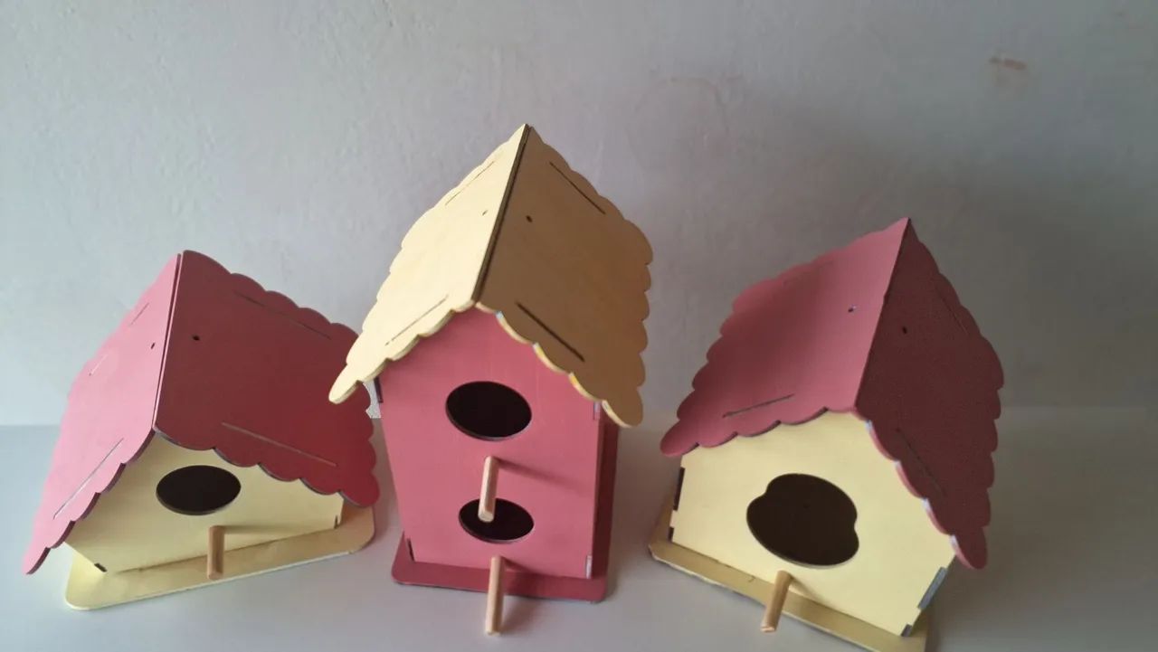 Casinhas passarinho mdf - Foto 3