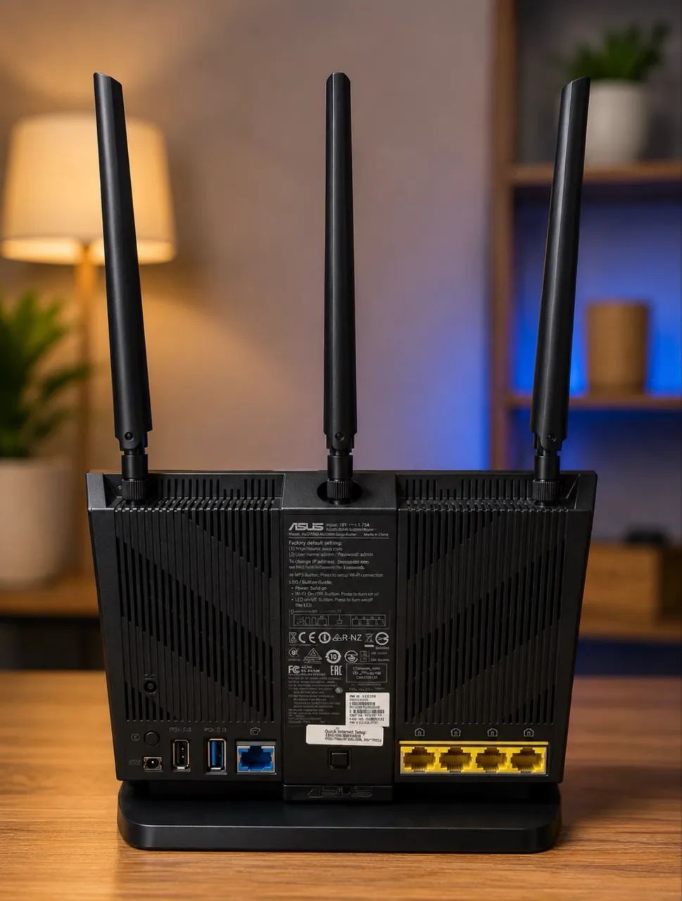 Roteador ASUS RT-AC1900 Dual Band Gigabit ? Completo, funcionando 100% - Foto 3