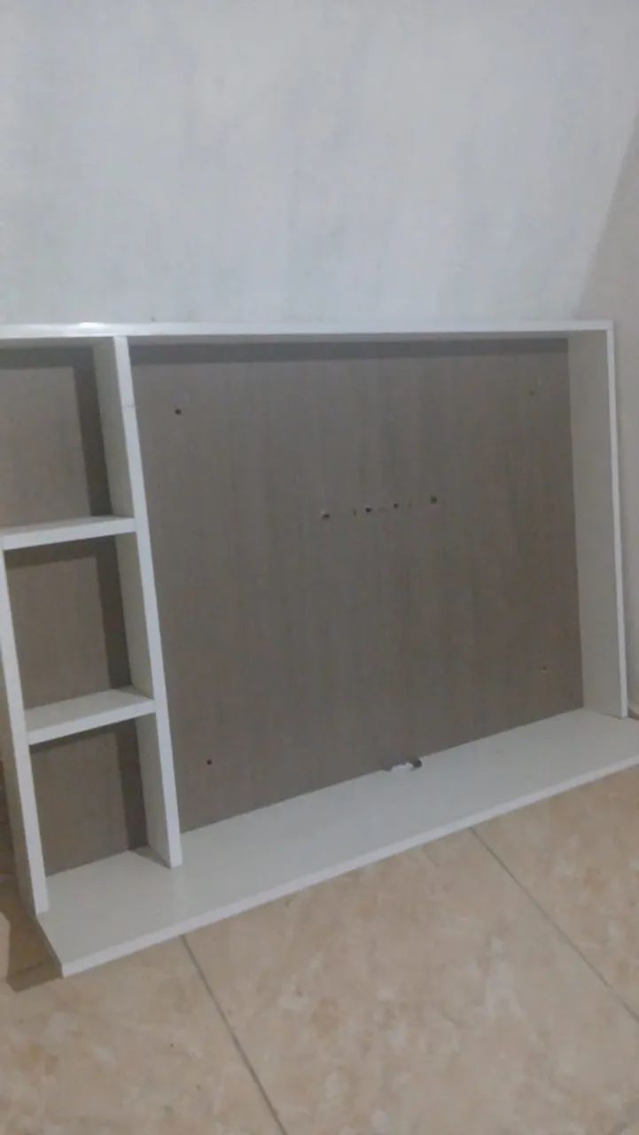 Painel tv Branco White 32  - Foto 4