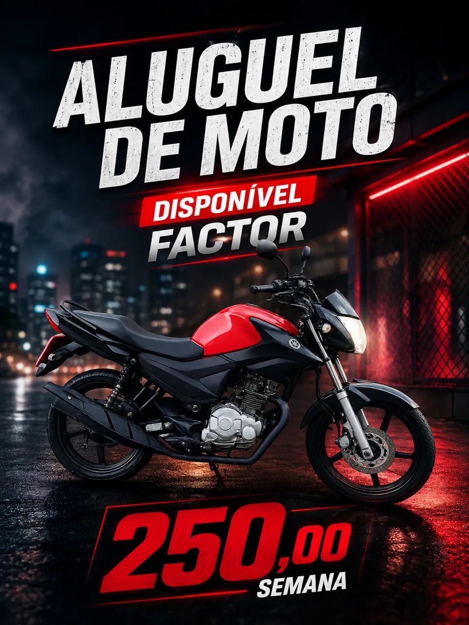 Aluguel Factor 250,00 semana