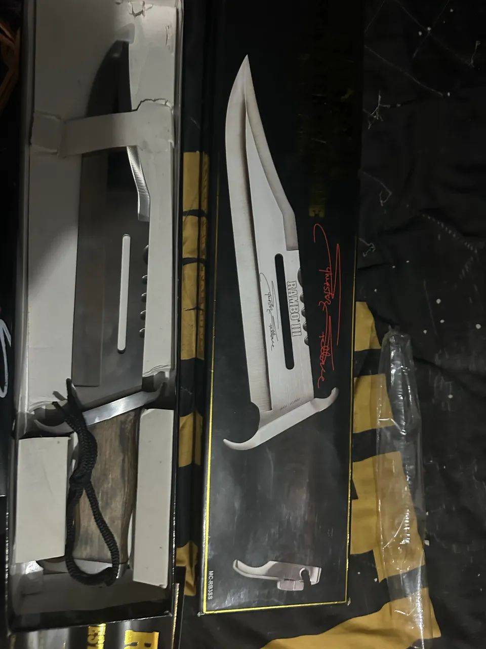 Faca Rambo 3 - Sylvester Stallone Signature Edition. - Foto 4