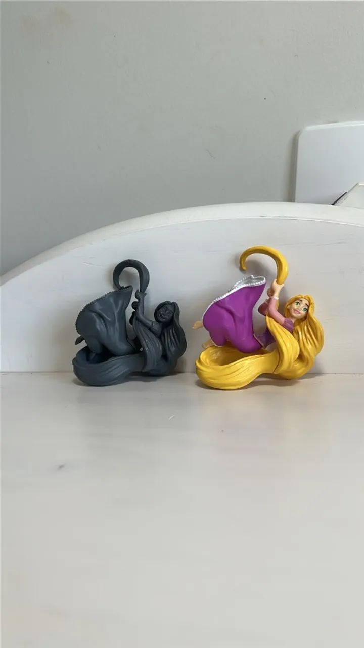 miniatura rapunzel disney japão e protótipo