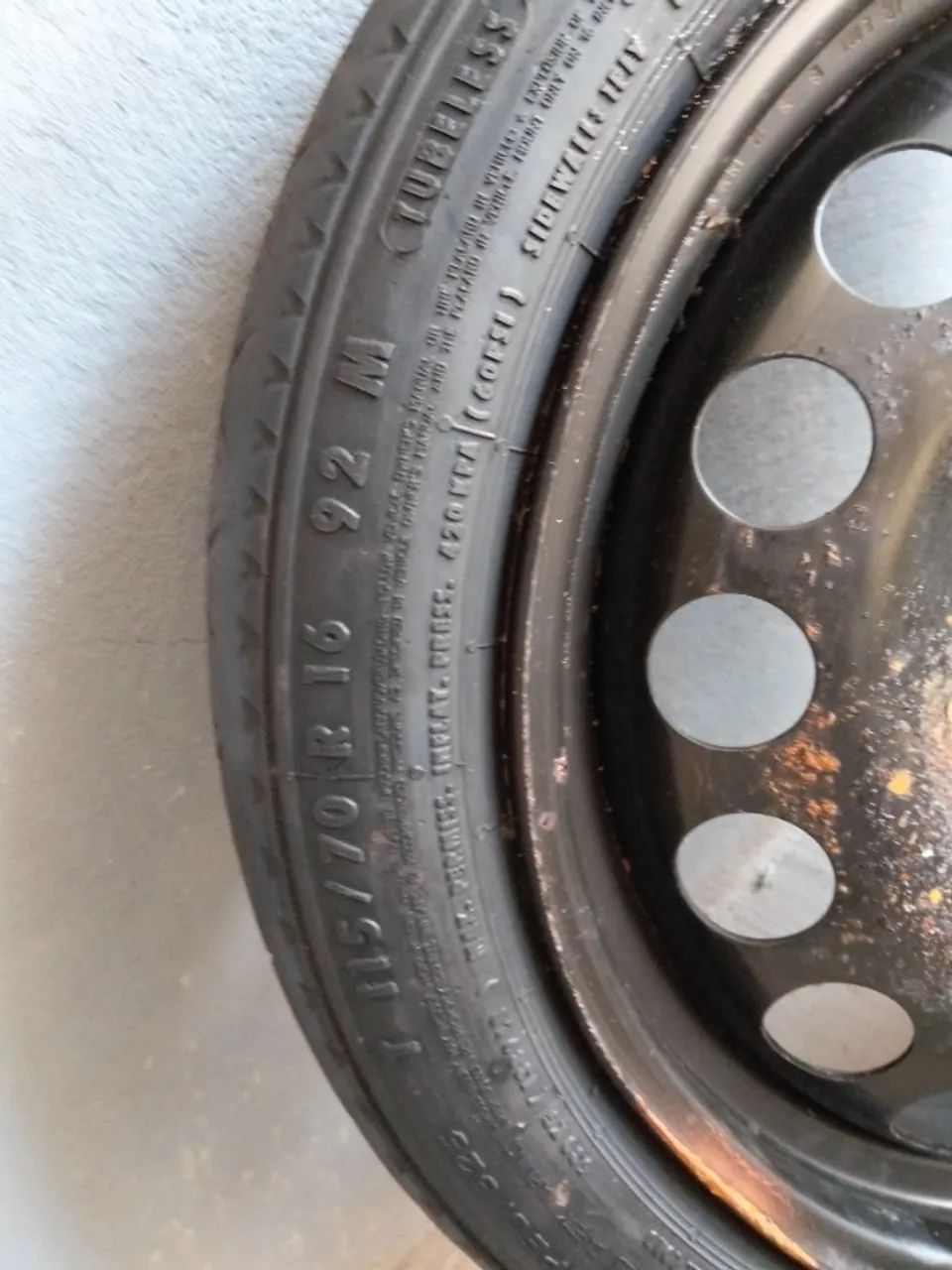 Roda pneus step 115 70 16 - Foto 2