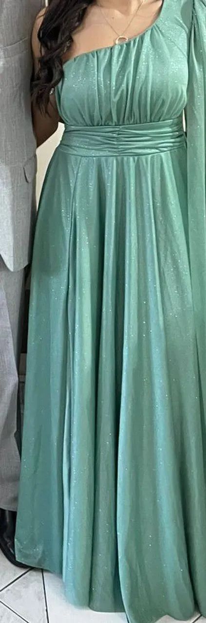 Vestido verde menta - Foto 4