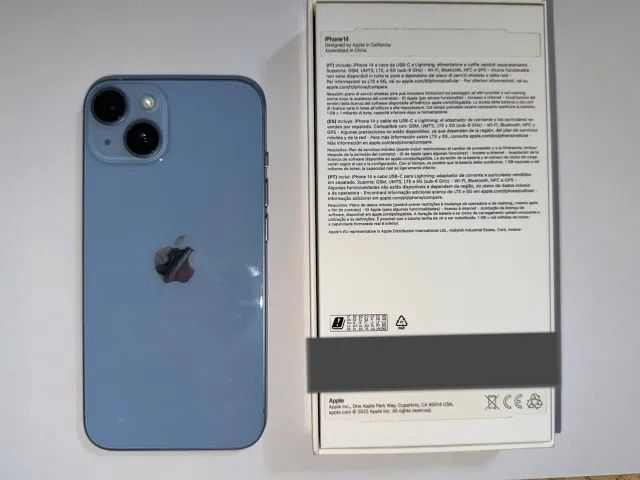 iPhone 14 256 GB Azul - Foto 5