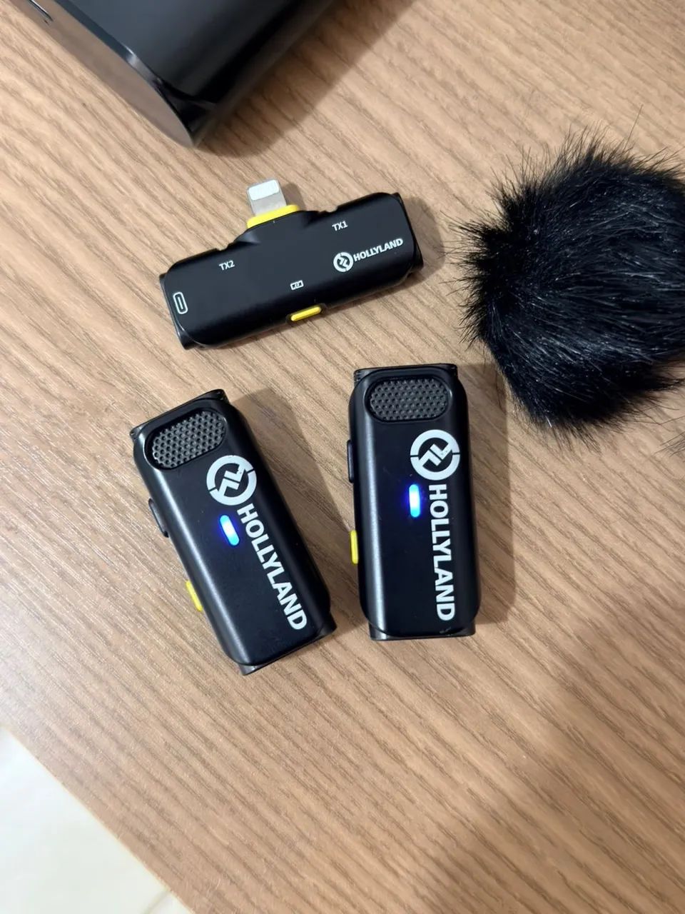 microfone de lapela Hollyland Lark C1 lighting  - Foto 3