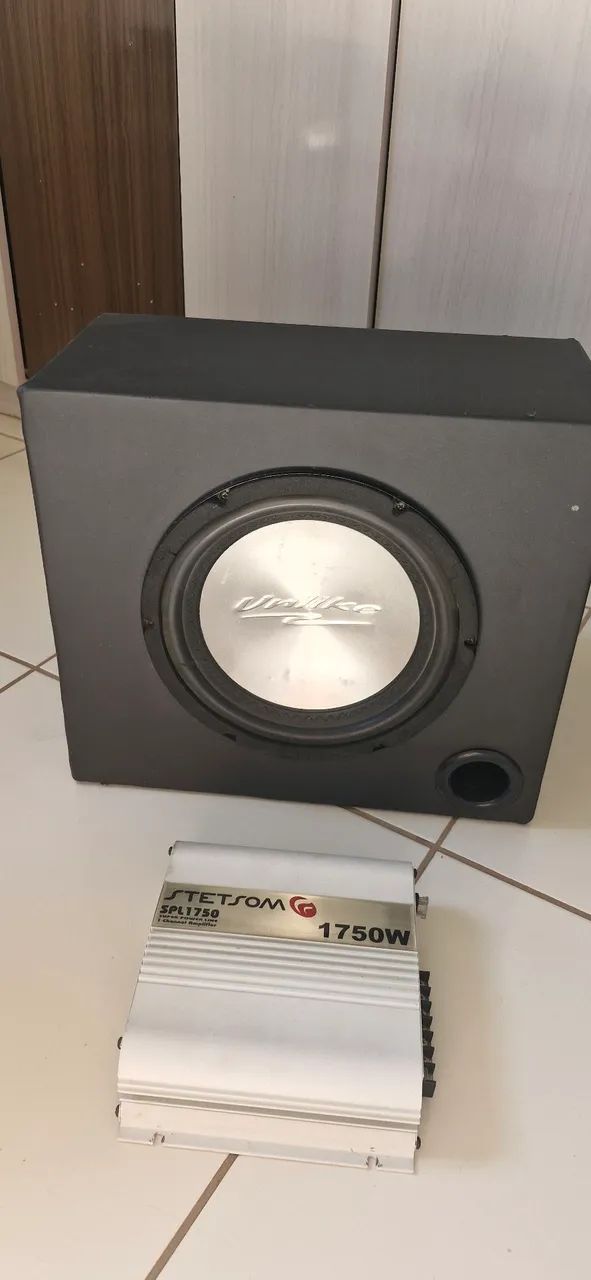 Caixa de som com falante subwoofer 10 Polegadas 300 W mais modulo stetsom 7.500 - Foto 4