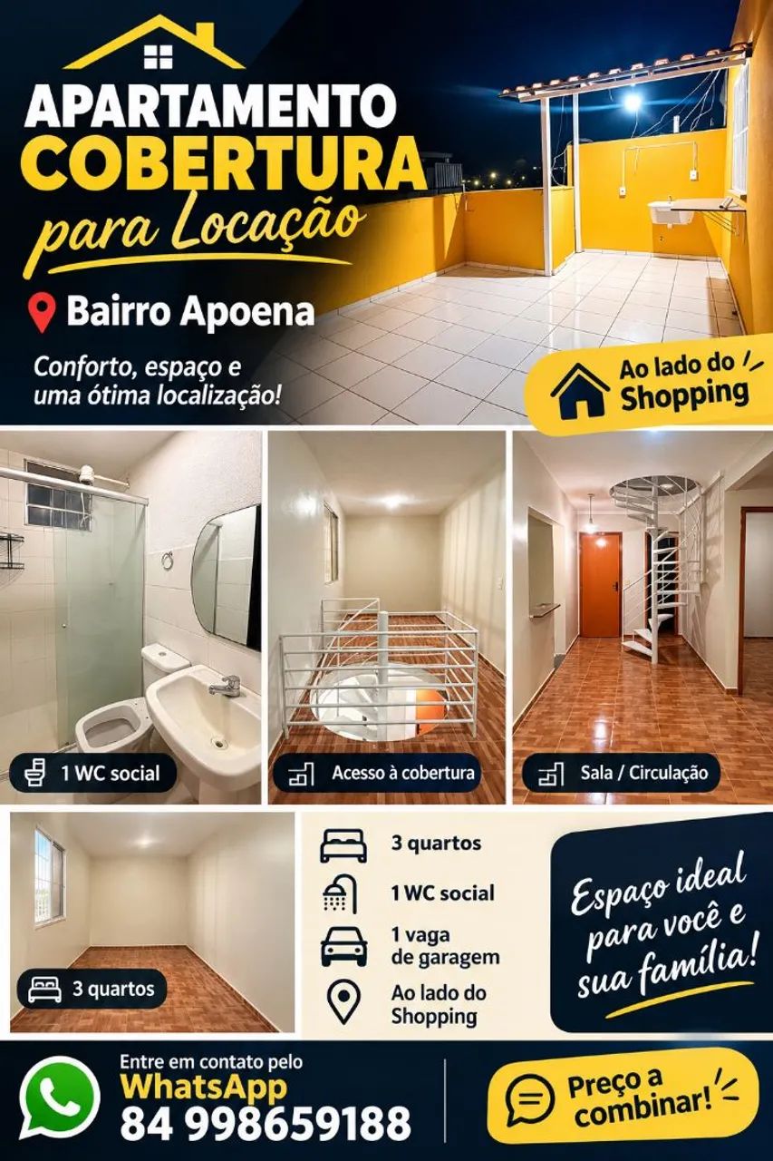 Aluga se cobertura 