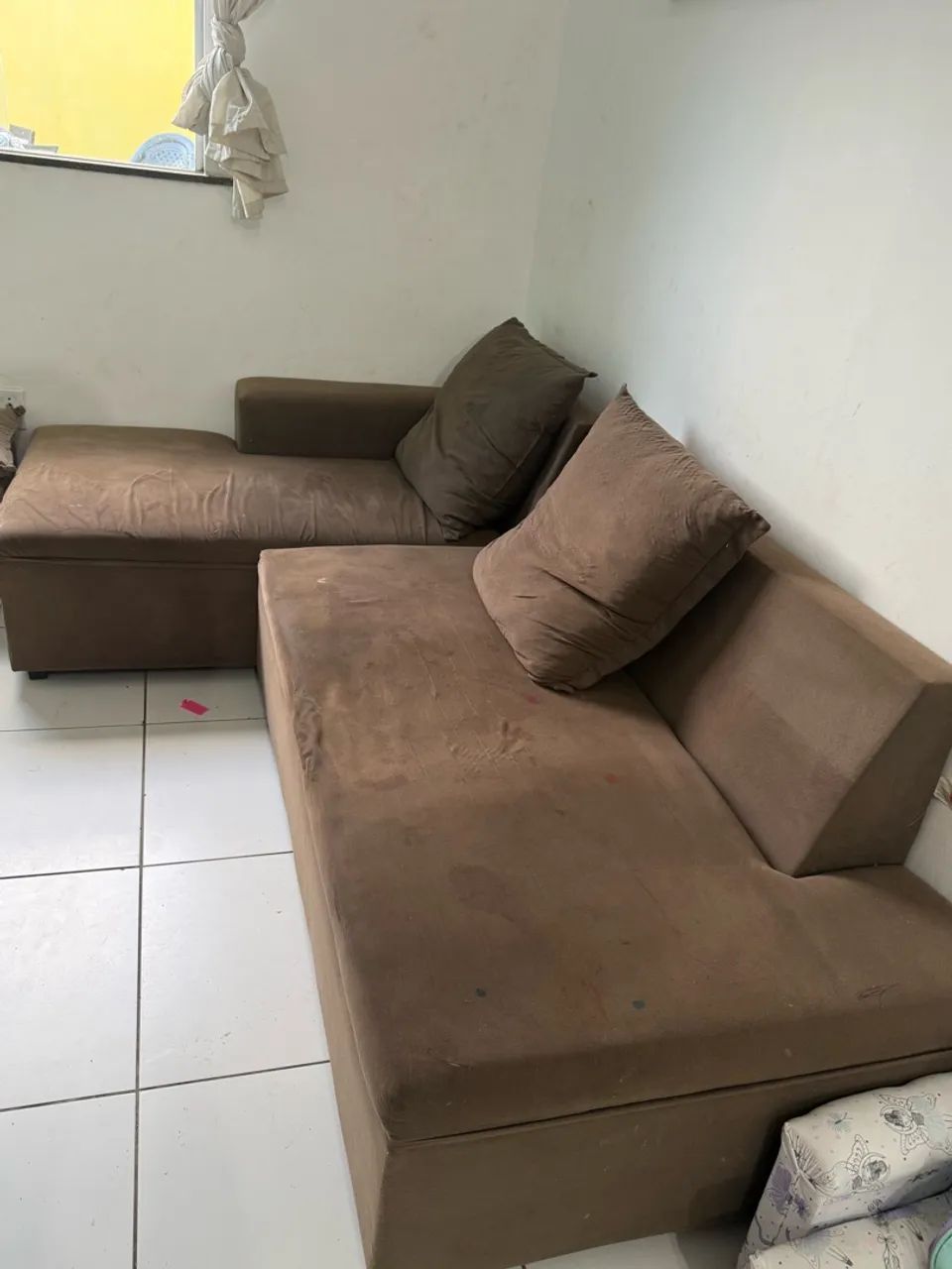 Mesa de vidro e sofá  - Foto 4