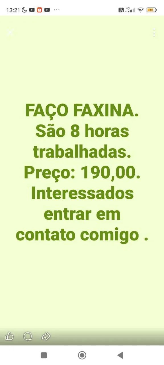 FAÇO FAXINA 