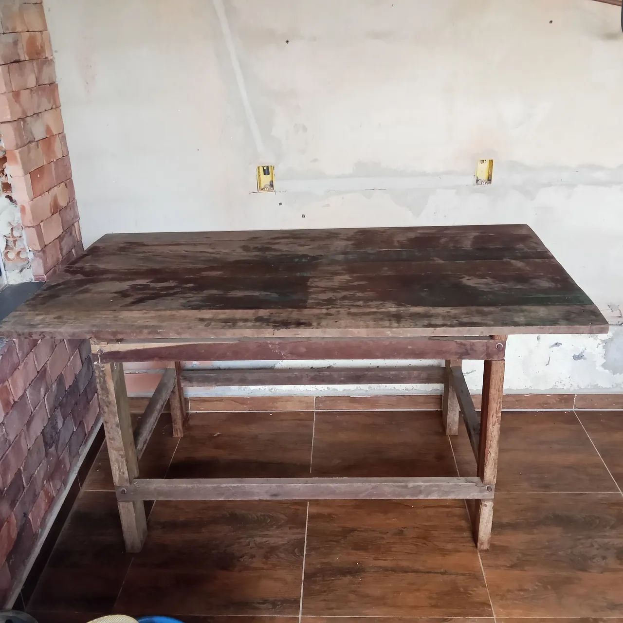  Vendo Mesa madeira maciça  - Foto 2