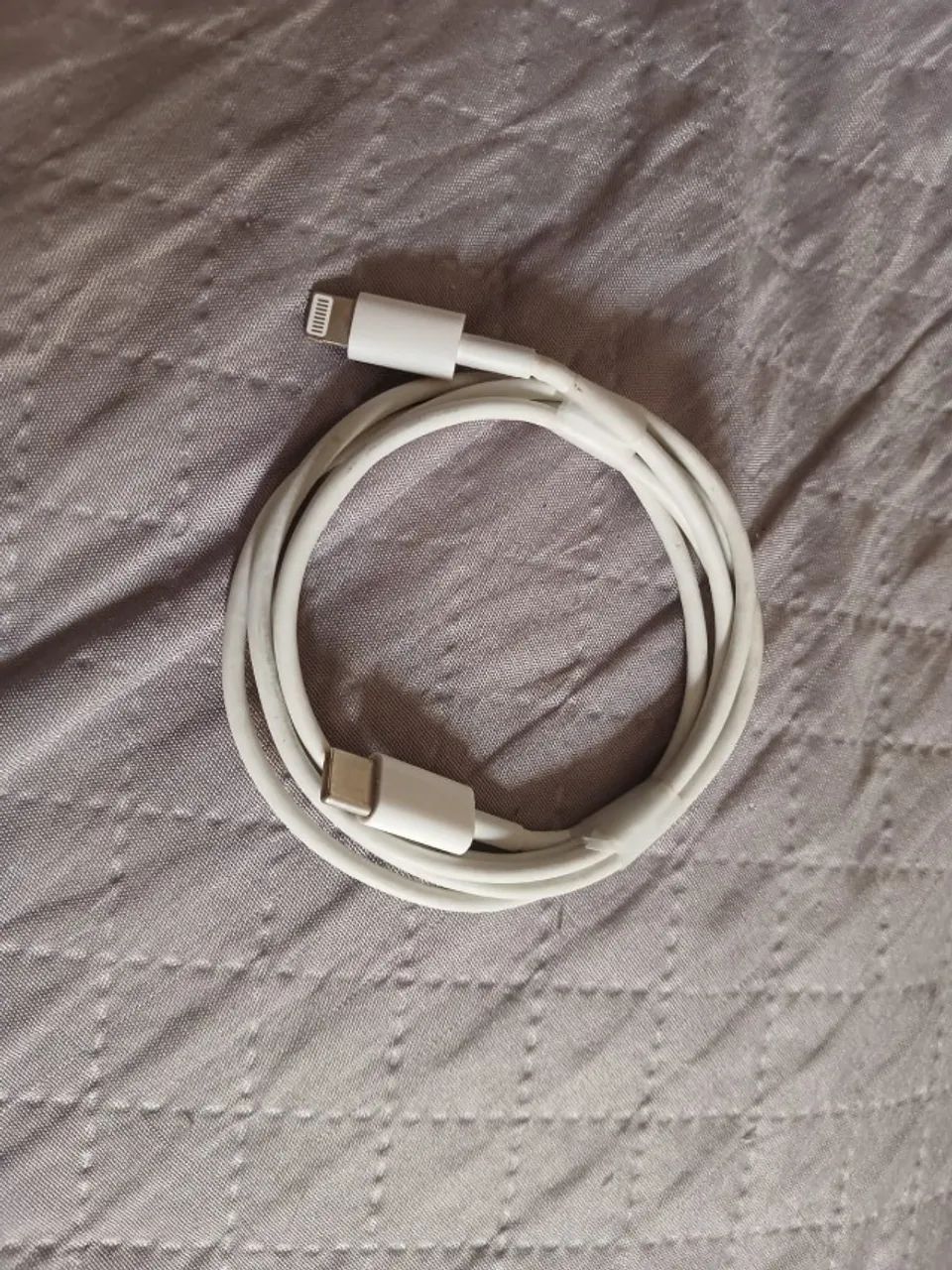 Cabo Iphone USB Lightining 1m Branco - Foto 2