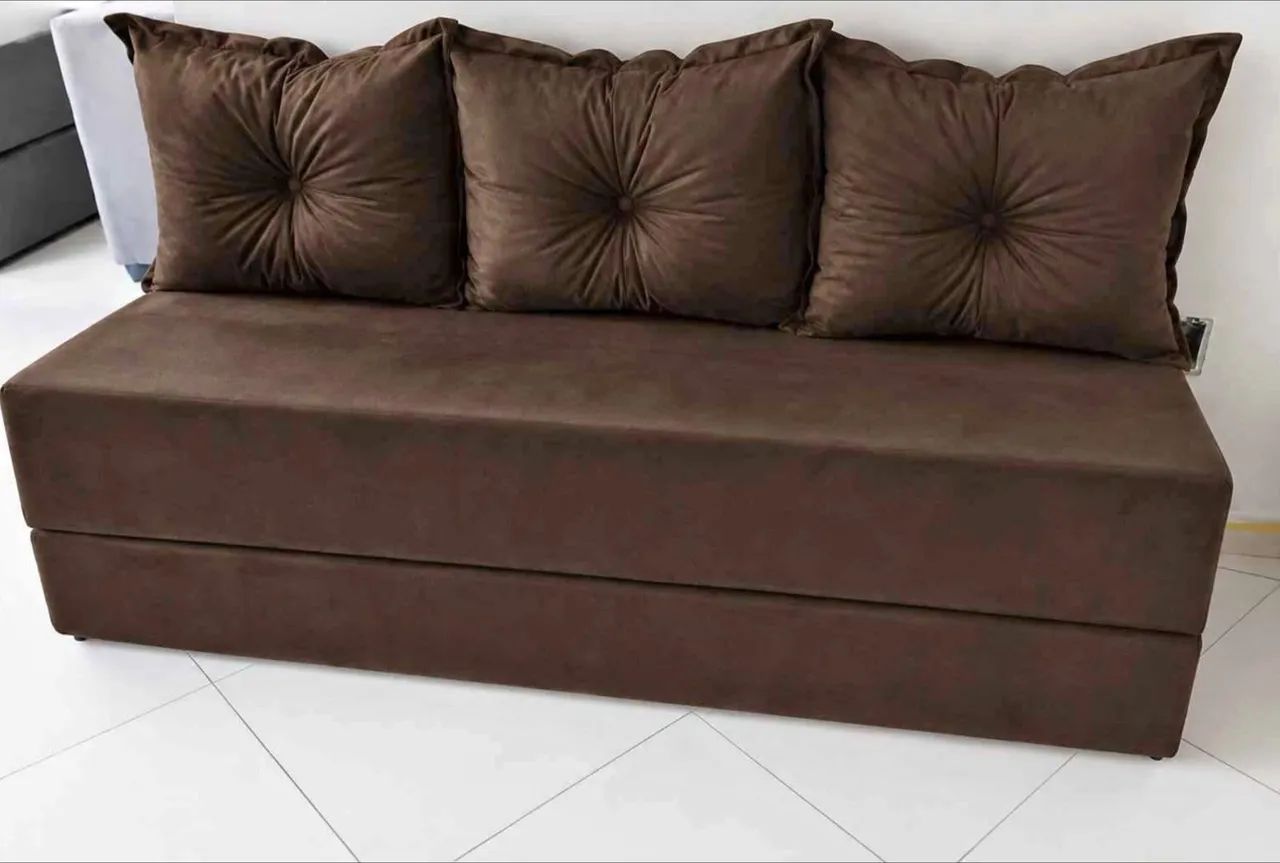 Sofá Cama Multifuncional MARROM