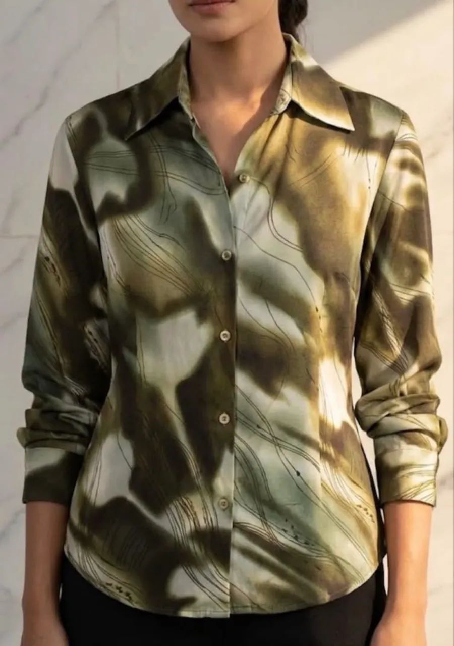 ? SEDA CHIFFON - CAIMENTO PERFEITO ? Tam M / Veste 38  Olha esse caimento! ?