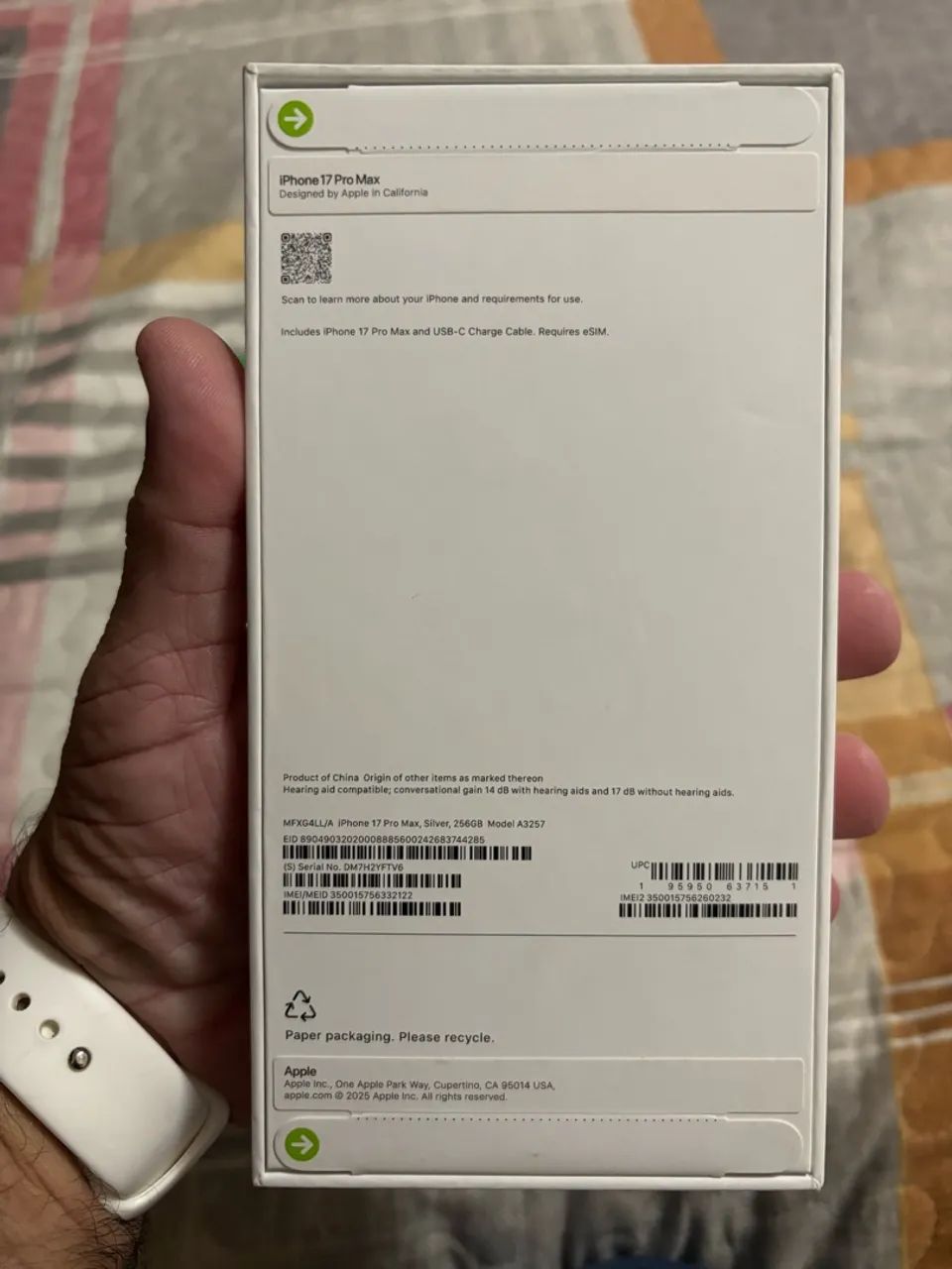 iPhone 17 Pro Max 256gb Silver  - Foto 4