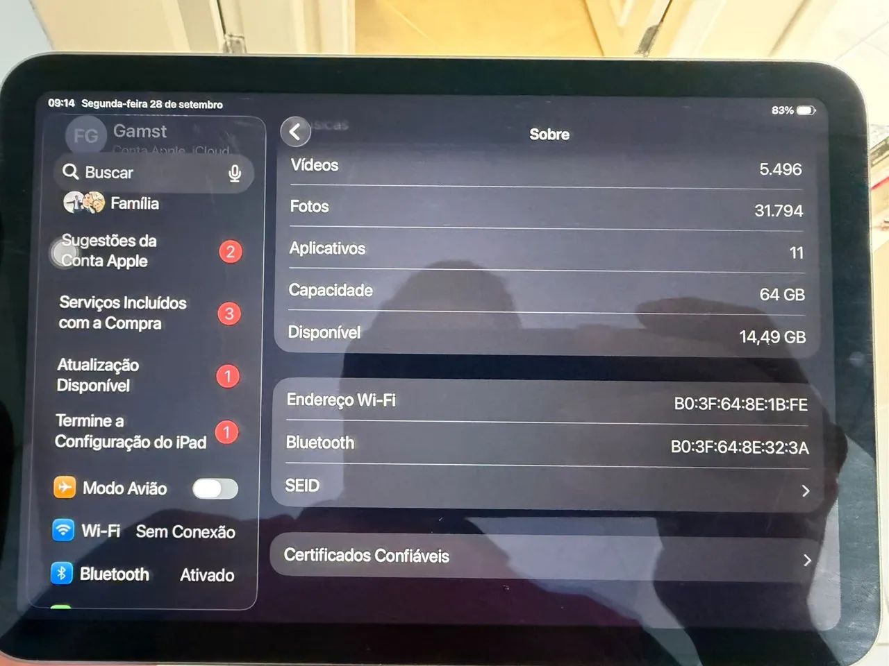 ? iPad Mini 6ª Geração - 64GB - Foto 5