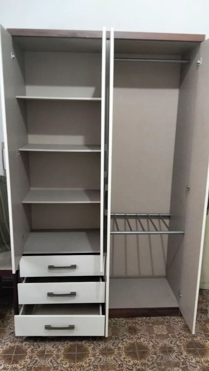 Guarda roupa de MDF 2Mx1,20M - Foto 2