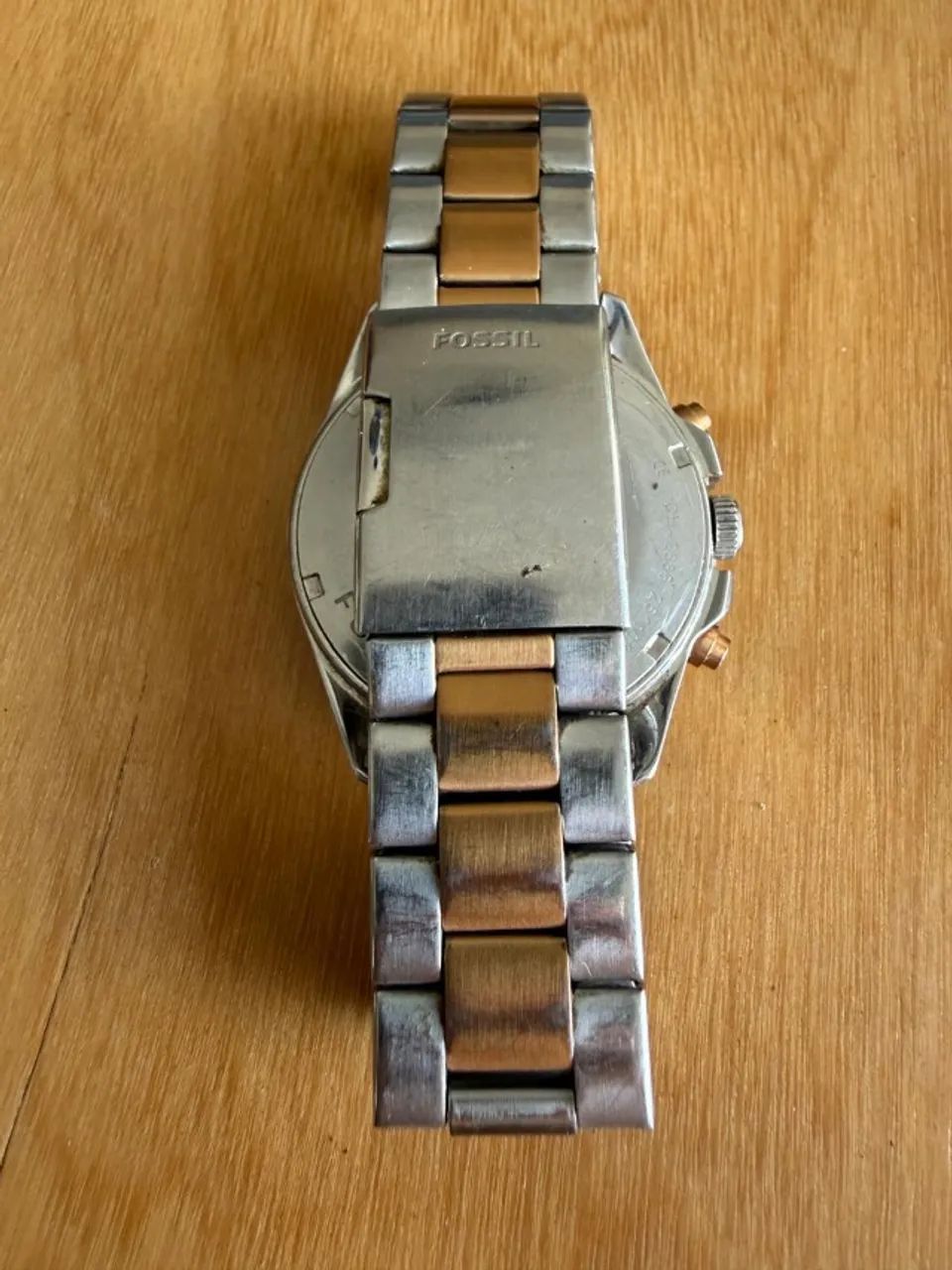 Relógio Fossil Original Masculino Cronógrafo Aço - Foto 2