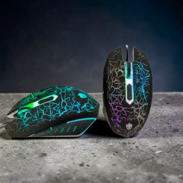 Mouse Gamer RGB USB com Fio