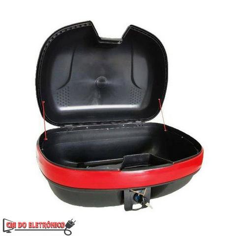 Bau Moto Bagageiro Bauleto 48 Litros Removivel (TM5542)