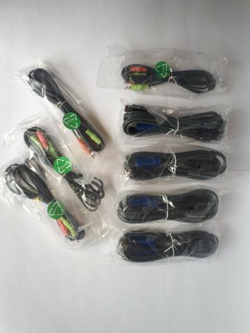 Kit chaveador Kvm TK-409K - USB 4 portas com áudio - Foto 4