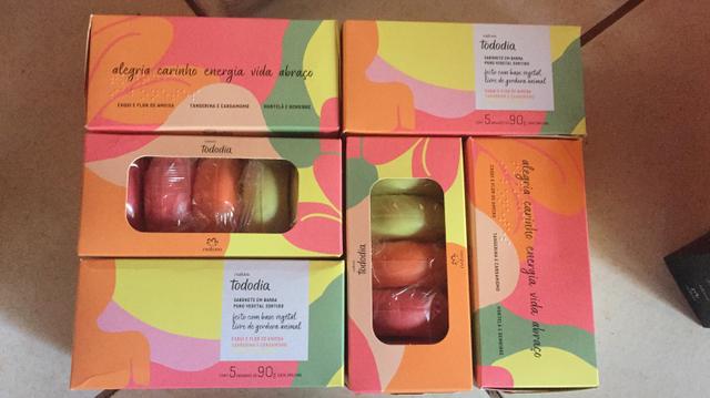 Sabonetes Natura R$20,00 à vista cada