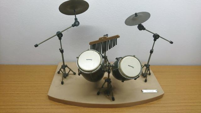 Miniatura Bumbo Bateria Instrumento Musica Decoração Casarot