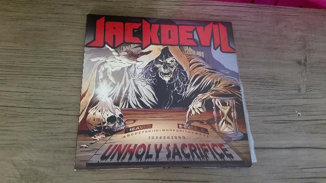 Lp Disco de Vinil Vermelho Jackdevil Unholy Sacrifice Thrash Metal