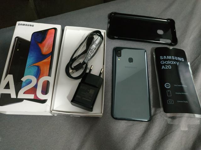 Samsung a20 novo + capinha - Foto 2