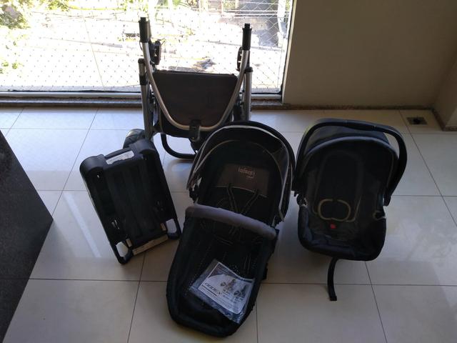 Carrinho de bebê Infanti off road + Moisés + bebê conforto + base para carro
