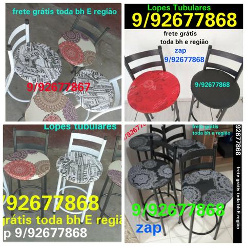 Banquetas alta 70 cm na embalagem direto na fabrica em Betim