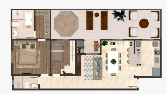 Apartamento Garden Suspenso Capão Raso - Foto 3