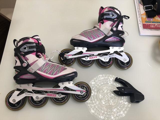 Patins inline roces Tam 35 usado 1x