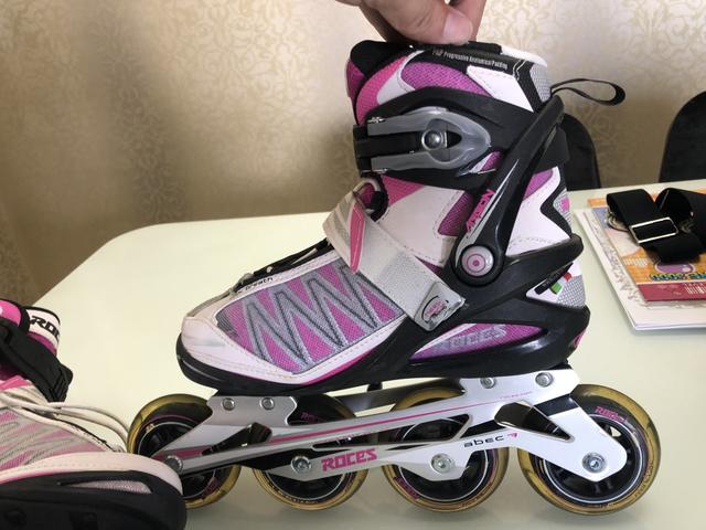 Patins inline roces Tam 35 usado 1x - Foto 2