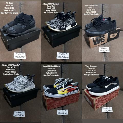 Nike, Jordan, Vans Abra as fotos, Leia o anúncio
