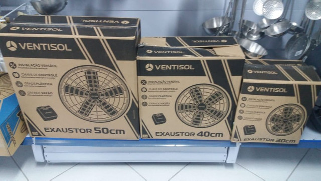 Exaustor de parede ou coifa 30/40/50cm (novo) Alecs