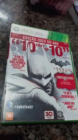 Jogo Batman Arkham city edição jogo do ano xbox 360 original