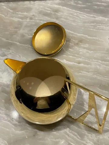 Riva - Bule de Leite Ouro 24k - 0,4L - Foto 5