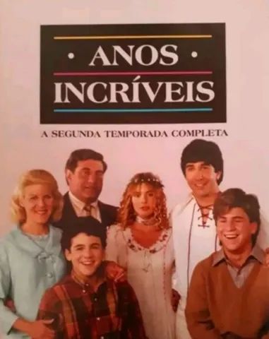 ANOS INCRÍVEIS BOX SÉRIE TV 2a TEMPORADA COMPLETA 04 DVD ORIGINAL