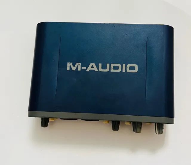 Vendo interface Placa de Áudio MAudio Fast Track Pro Instrumentos