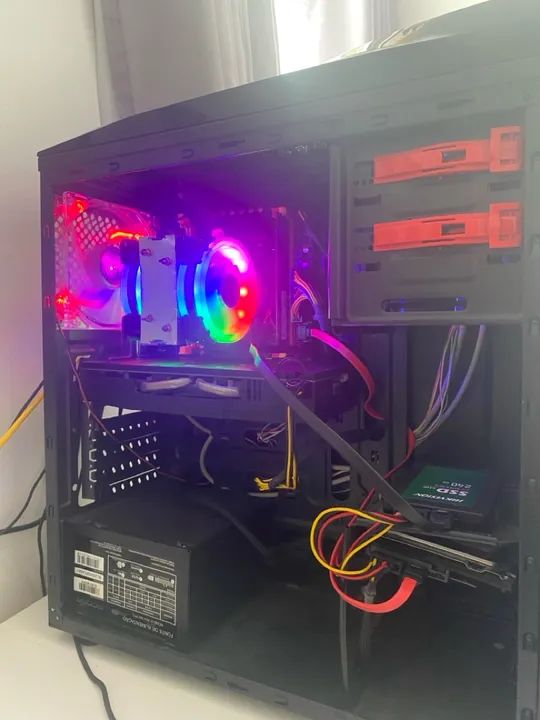 KIT PC GAMER c/ monitor, mouse e teclado