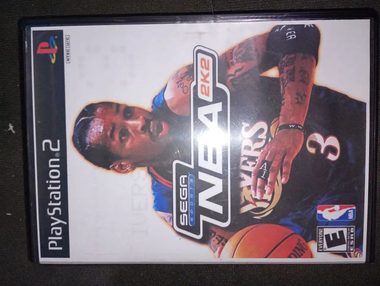 SEGA SPORTS NBA 2K2 PLAYSTATION 2 ORIGINAL  FUNCIONANDO PERFEITAMENTE 