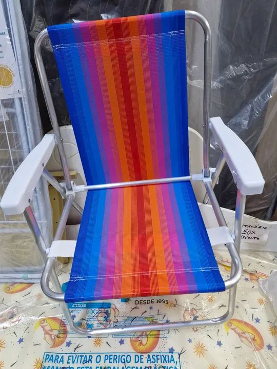 Cadeira Dobrável Alumínio 