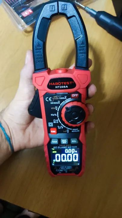 Alicate amperímetro AC Digital Multímetro com tela64842822958721120