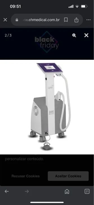 Aparelho de Depilação a Laser Lyra LPL