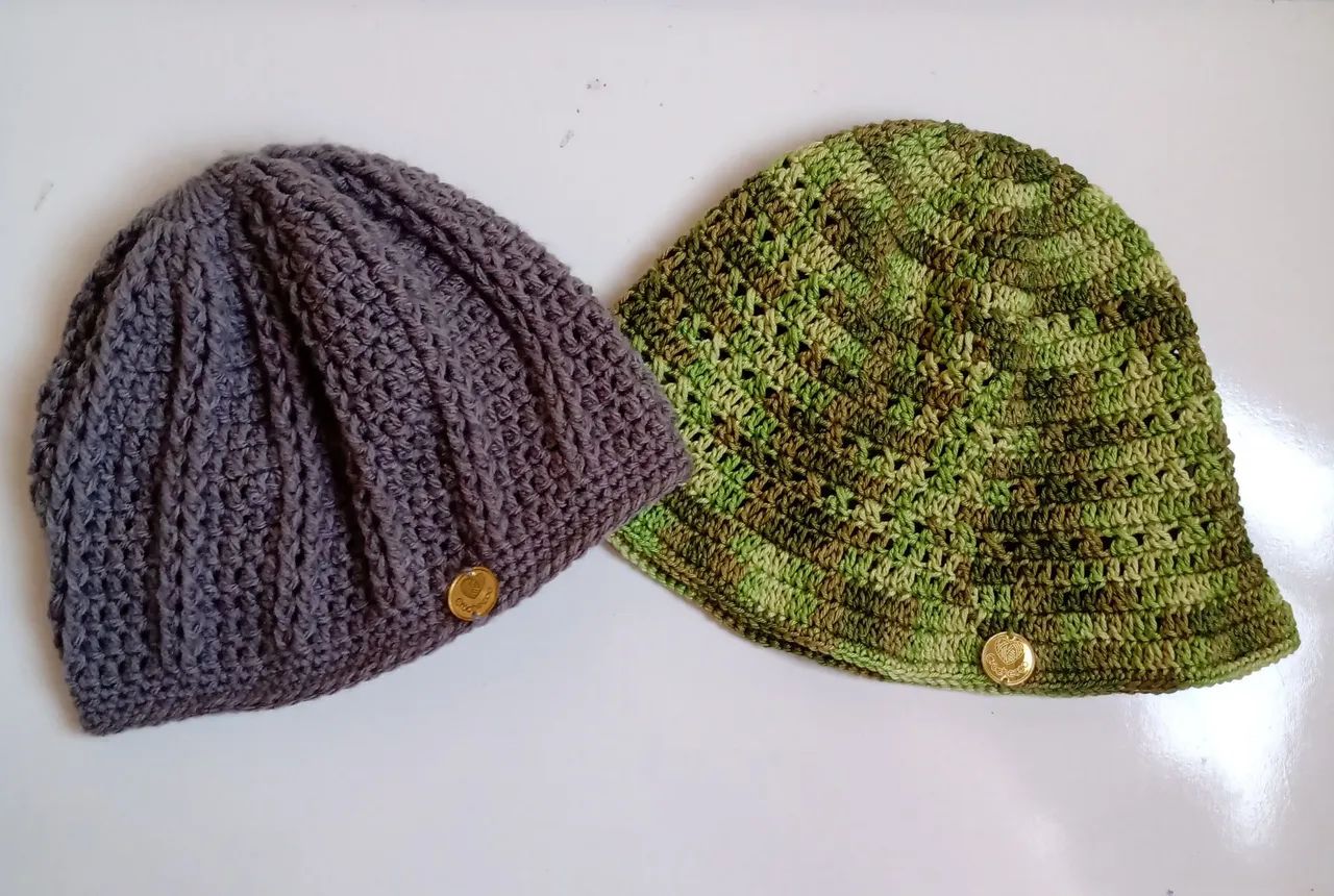 Chapéu gorro de crochê  - Foto 2