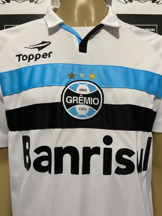 Camisa Grêmio Branca Topper 2012 tam G - Foto 3
