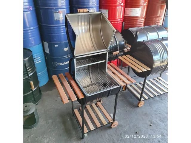 Churrasqueira de tambor com muito mais opções para os seus melhores churrascos - Foto 3
