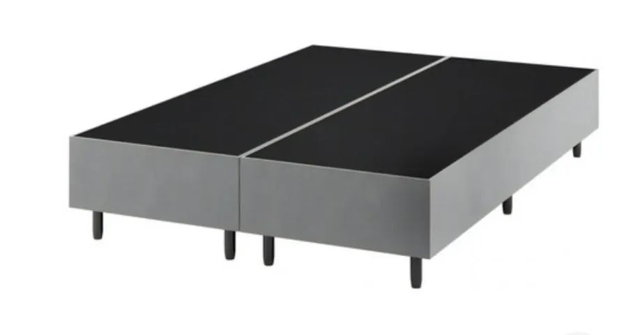 Cama box base e suporte(queen) novo
