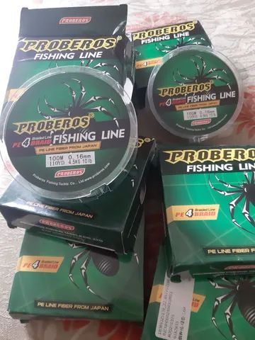 Linha multifilamento para pesca